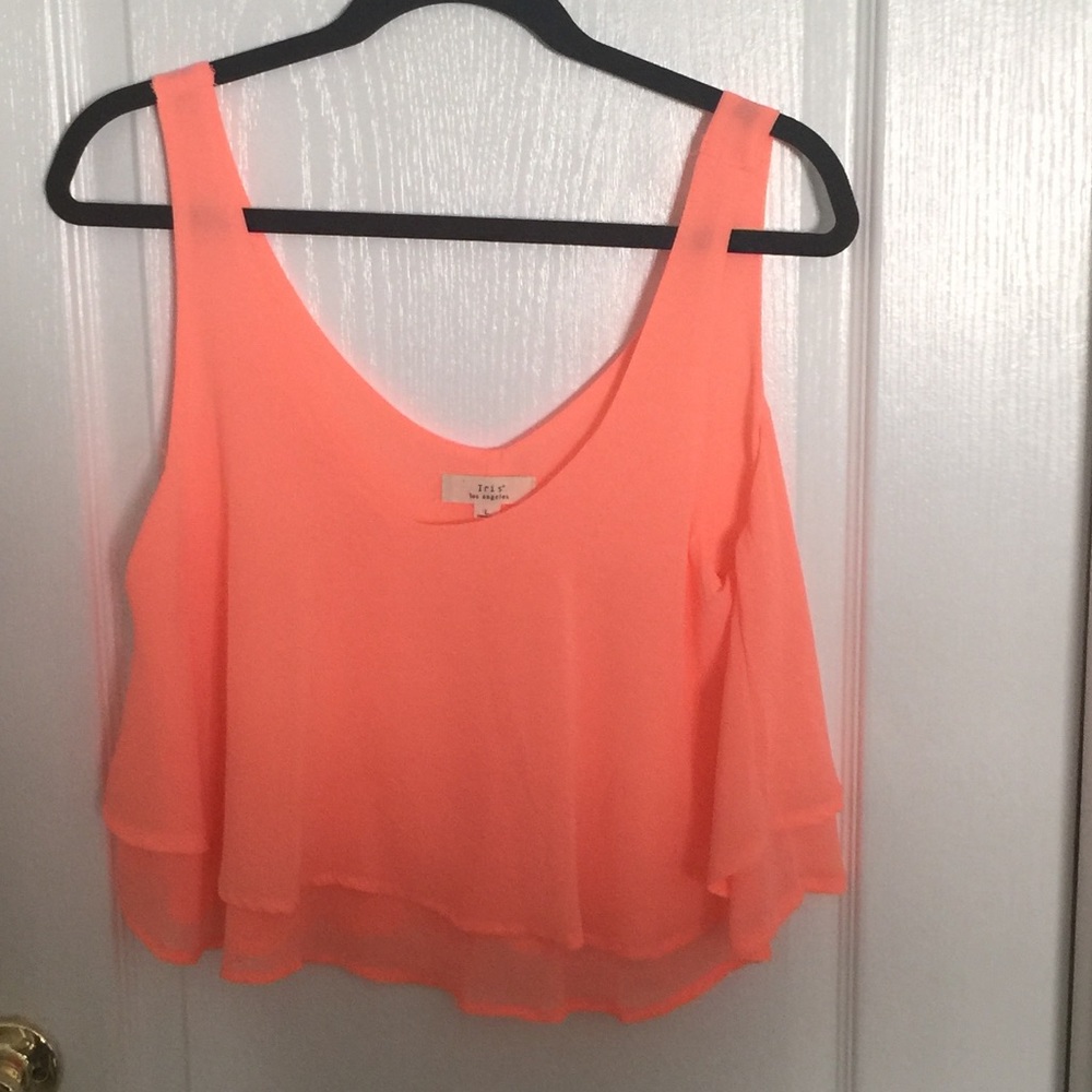 Neon crop top